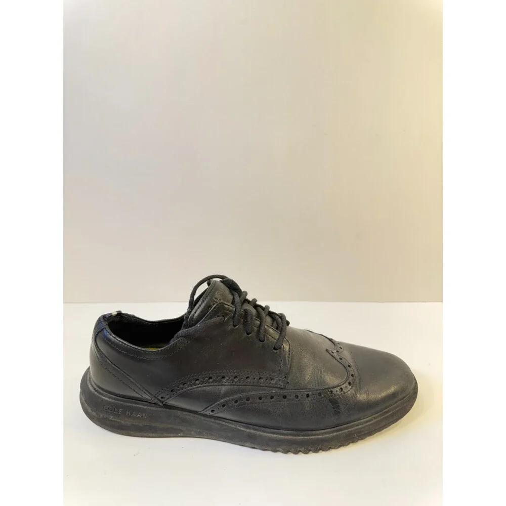Cole Haan Mens Casual Dress Shoes Black Leather US 9